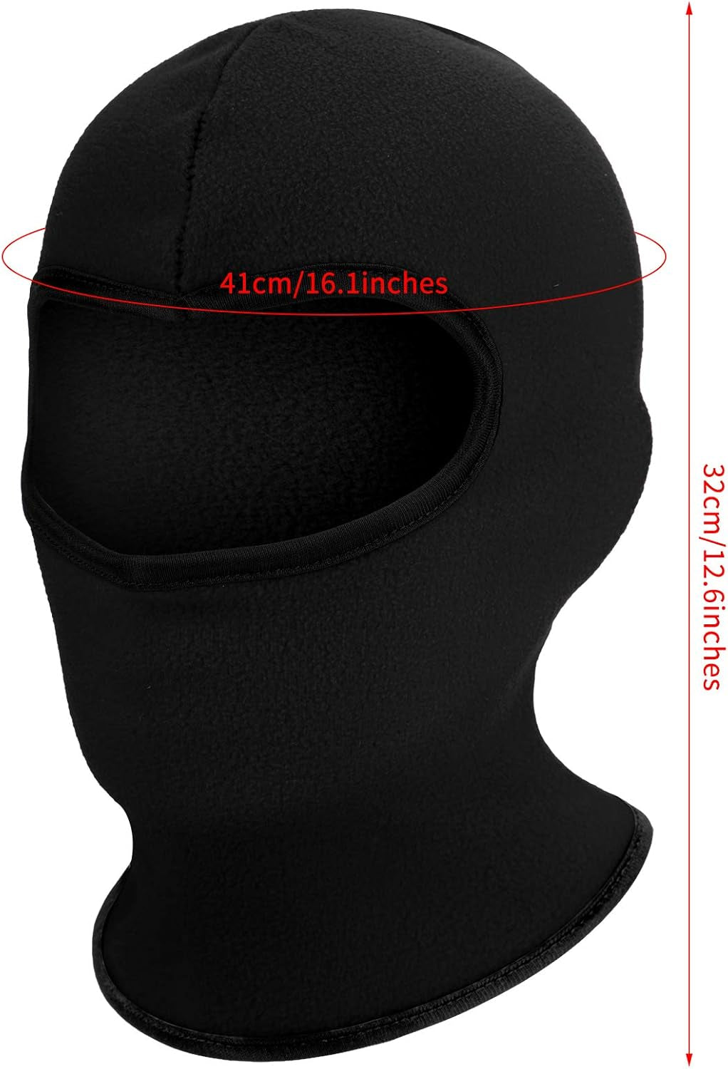 2 Pieces Kid Balaclava Ski Neck Warmers Windproof Ear Muffs Hats Winter Fleece Gaiters for Boy Girls