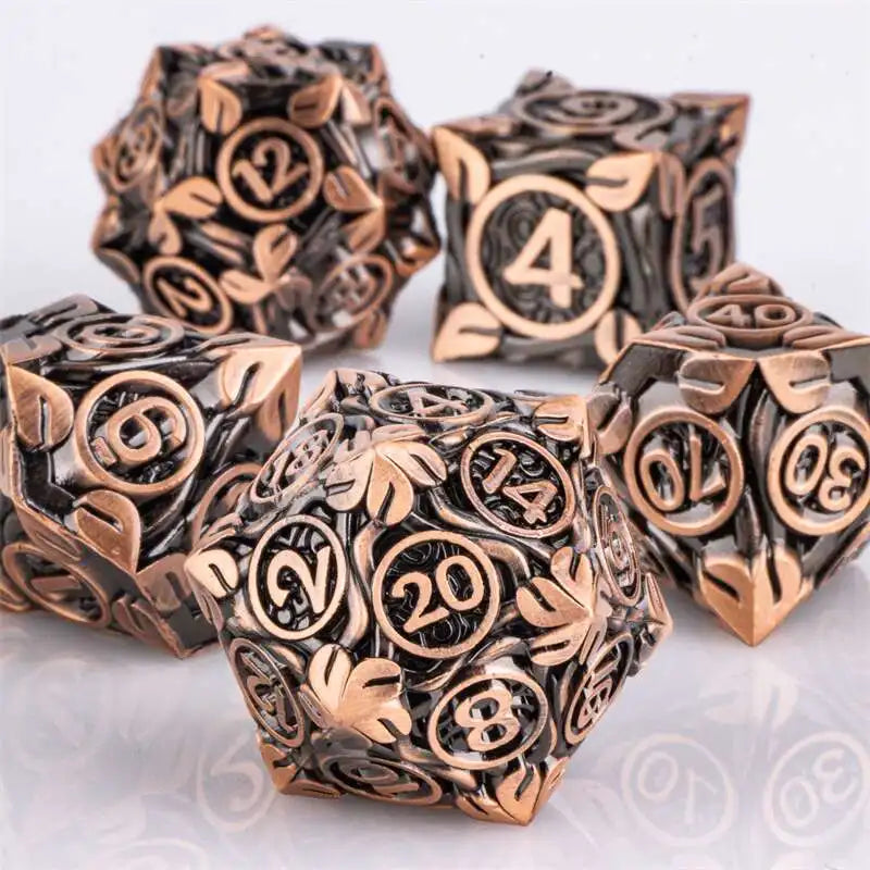 DND Metal Dice Handmade Dnd Dice Dungeons and Dragons Dnd Dice Set, Polyhedral Dice, RPG Dice Dnd Gifts