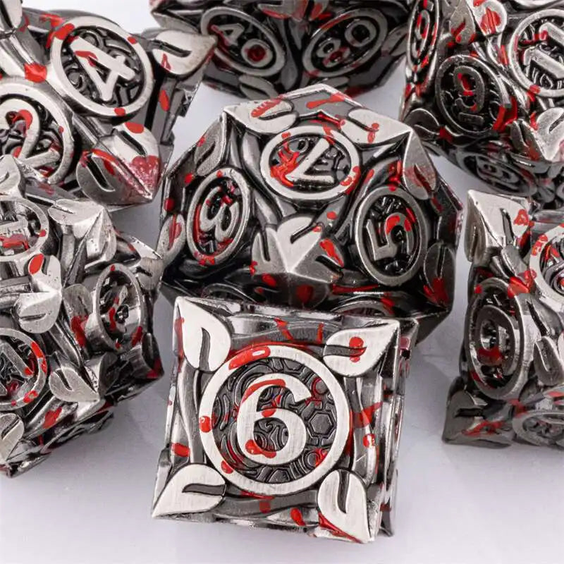 DND Metal Dice Handmade Dnd Dice Dungeons and Dragons Dnd Dice Set, Polyhedral Dice, RPG Dice Dnd Gifts