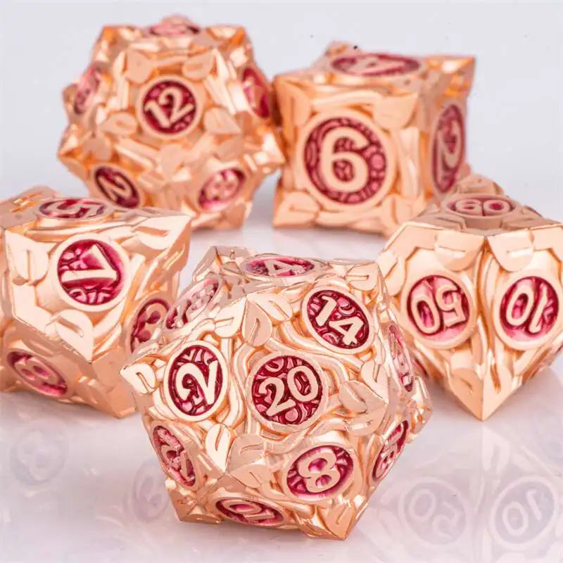 DND Metal Dice Handmade Dnd Dice Dungeons and Dragons Dnd Dice Set, Polyhedral Dice, RPG Dice Dnd Gifts