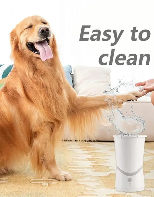 Load image into Gallery viewer, Automatic Dog Paws Cleaner Pet Foot Washer Cup Portable Paw Cleaner for Small and Medium-Sized Dogs Silicone Dog Paw Cleaner Cup
