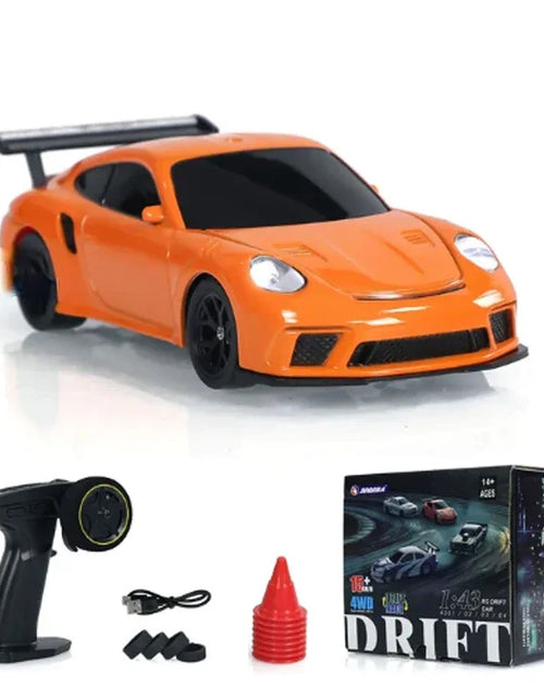 Load image into Gallery viewer, 2.4G RC Drift Car 1/43 4WD Remote Control Car High Speed Four Wheel Drive Radio Controlled Mini Racing Car Model Boy Toy Gift
