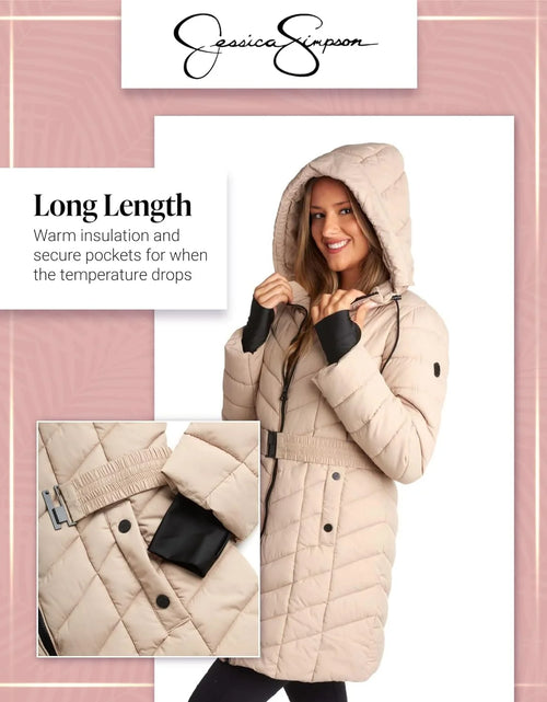 Load image into Gallery viewer, Women&#39;S Winter Coat - Long Length Packable Quilted Puffer Jacket (S-3XL)
