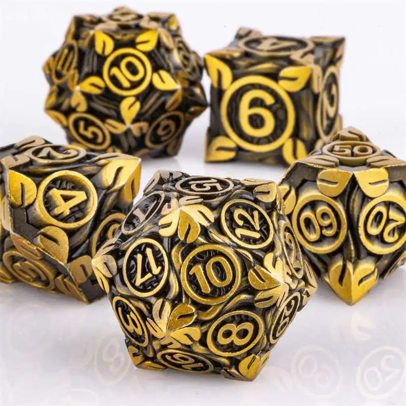 DND Metal Dice Handmade Dnd Dice Dungeons and Dragons Dnd Dice Set, Polyhedral Dice, RPG Dice Dnd Gifts