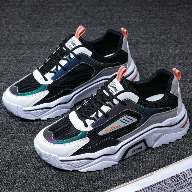 Men'S Sports Shoes Fashion Casual Running Shoes Lovers Sports Shoes Lightweight Breathable Outdoor Air Cushion Jogging Shoes