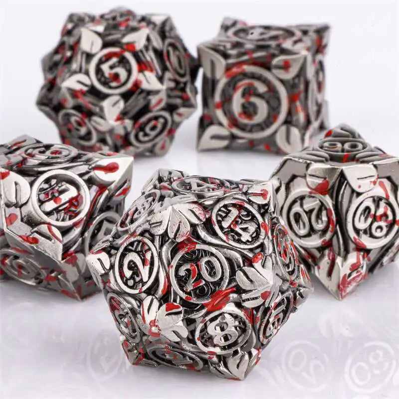 DND Metal Dice Handmade Dnd Dice Dungeons and Dragons Dnd Dice Set, Polyhedral Dice, RPG Dice Dnd Gifts