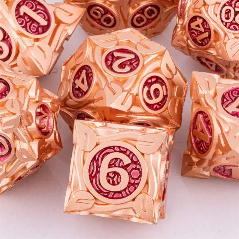 DND Metal Dice Handmade Dnd Dice Dungeons and Dragons Dnd Dice Set, Polyhedral Dice, RPG Dice Dnd Gifts