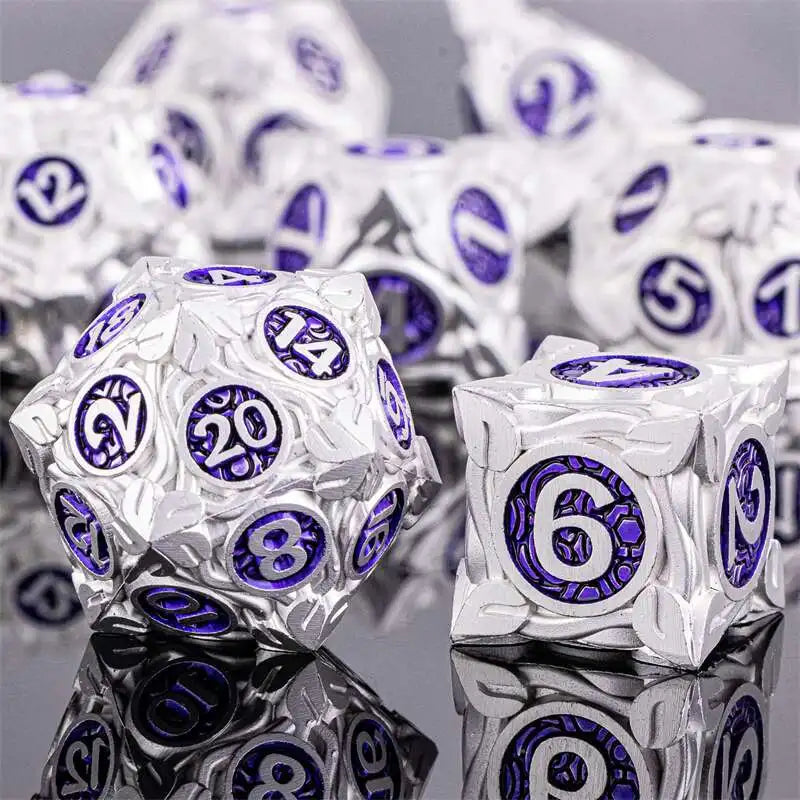 DND Metal Dice Handmade Dnd Dice Dungeons and Dragons Dnd Dice Set, Polyhedral Dice, RPG Dice Dnd Gifts