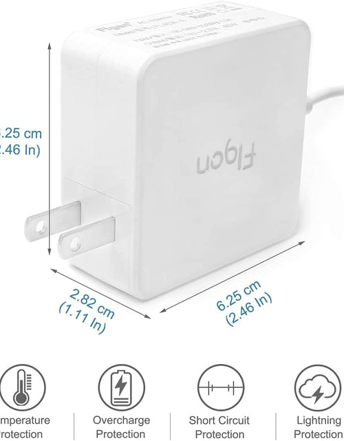 Load image into Gallery viewer, Charger Power Cord for Facebook Meta Portal 10&quot; Display (Gen 2) Portal plus 15.6&quot; Portal Mini 8&quot; Display (White)
