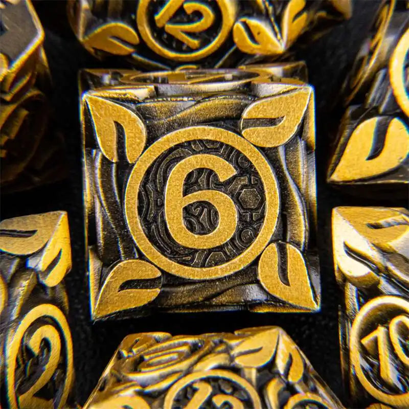 DND Metal Dice Handmade Dnd Dice Dungeons and Dragons Dnd Dice Set, Polyhedral Dice, RPG Dice Dnd Gifts